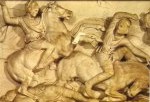 Scene on sarcophagus