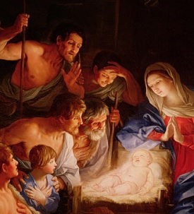Shephards see Jesus