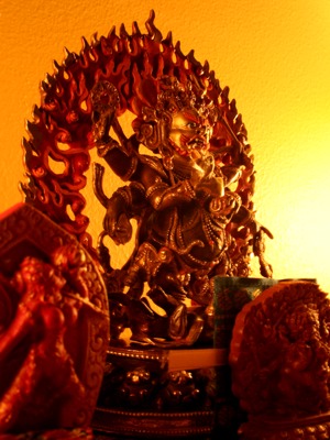 Mahakala with six hands