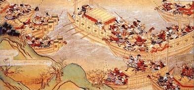 Sea battle at Dan-No-Ura