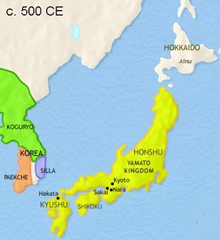 japonija apie 500 m.