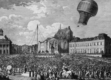 Montgolfier Balionas prie Versalio