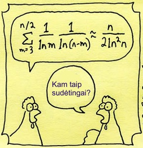 Hens talk about Math